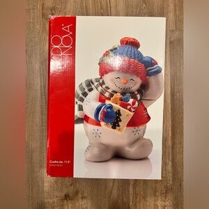 Festive Frosty Cookie Jar by Studio Nova